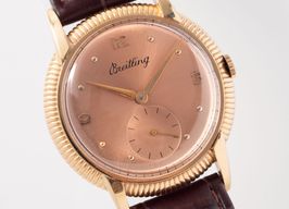Breitling Vintage 177 (Unknown (random serial)) - Pink dial 34 mm Rose Gold case