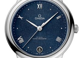 Omega De Ville 434.10.34.20.03.002 (2026) - Blauw wijzerplaat 34mm Staal