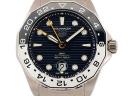 TAG Heuer Aquaracer 300M WBP2010.BA0632 (2023) - Blauw wijzerplaat 43mm Staal