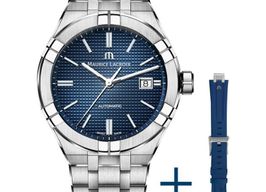 Maurice Lacroix Aikon AI6008-SS00F-430-C (2024) - Blue dial 42 mm Steel case