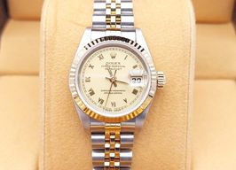 Rolex Lady-Datejust 69173 (1995) - Champagne dial 26 mm Gold/Steel case