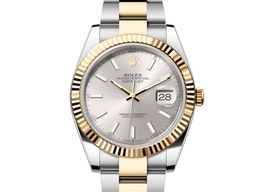 Rolex Datejust 41 126333-0001 (2024) - Silver dial 41 mm Gold/Steel case