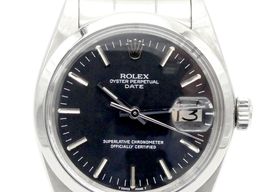 Rolex Oyster Perpetual Date 1500 (1971) - Zwart wijzerplaat 34mm Staal