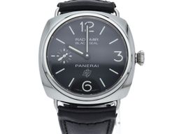 Panerai Radiomir Black Seal PAM00380 (Onbekend (willekeurig serienummer)) - Zwart wijzerplaat 45mm Staal