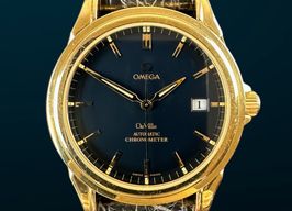 Omega De Ville Co-Axial 168.1700 (2006) - Blue dial 38 mm Yellow Gold case