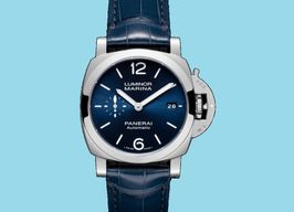 Panerai Luminor Marina PAM01316 (2024) - Blauw wijzerplaat 44mm Staal