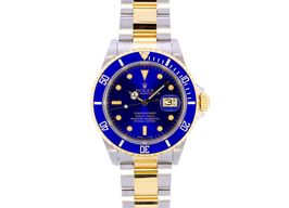 Rolex Submariner Date 16613 (1988) - Blue dial 40 mm Gold/Steel case