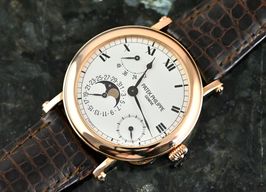 Patek Philippe Complications 5054R-001 (2004) - Wit wijzerplaat 36mm Roségoud