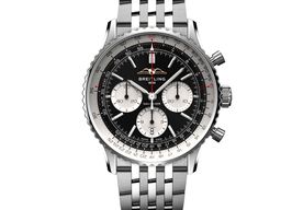 Breitling Navitimer 1 B01 Chronograph AB0138211B1A1 (2023) - Zwart wijzerplaat 43mm Staal