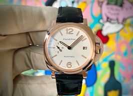 Panerai Luminor Due PAM01045 (2021) - White dial 38 mm Red Gold case