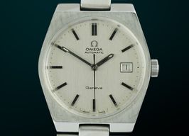 Omega Genève 166.099 (1972) - Zilver wijzerplaat 35mm Staal
