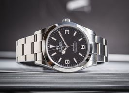 Rolex Explorer 214270 (2017) - Black dial 39 mm Steel case