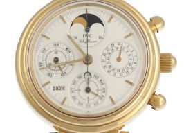 IWC Da Vinci 3750 (2002) - White dial 39 mm Yellow Gold case