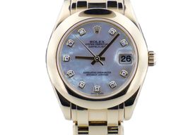 Rolex Datejust 31 81208 (2015) - Pearl dial 34 mm Yellow Gold case