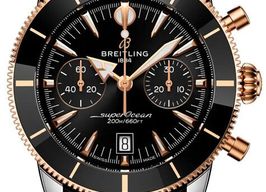 Breitling Superocean Heritage UB0156H11B1S1 (2026) - Zwart wijzerplaat 42mm Goud/Staal