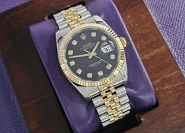 Rolex Datejust 36 116233 (2013) - Black dial 36 mm Gold/Steel case