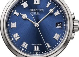 Breguet Marine 5517TI/Y1/5ZU (2025) - Blue dial 41 mm Titanium case