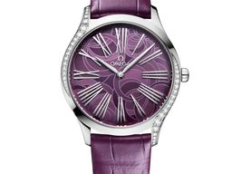 Omega De Ville Trésor 428.18.36.60.10.003 (2025) - Paars wijzerplaat 36mm Staal