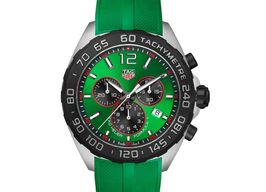 TAG Heuer Formula 1 Quartz CAZ101AP.FT8056 (2023) - Groen wijzerplaat 43mm Staal