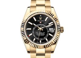 Rolex Sky-Dweller 336938 (2025) - Black dial 42 mm Yellow Gold case