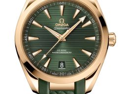 Omega Seamaster Aqua Terra 220.52.41.21.10.001 (2026) - Groen wijzerplaat 41mm Geelgoud