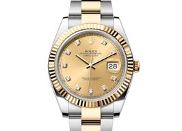 Rolex Datejust 41 126333-0011 (2024) - Champagne dial 41 mm Gold/Steel case