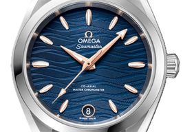 Omega Seamaster Aqua Terra 220.10.34.20.03.001 (2026) - Blauw wijzerplaat 34mm Staal