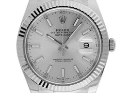 Rolex Datejust 41 126334 (2021) - Silver dial 41 mm Steel case