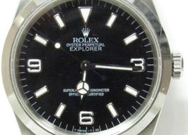 Rolex Explorer 14270 (Onbekend (willekeurig serienummer)) - Zwart wijzerplaat 36mm Staal