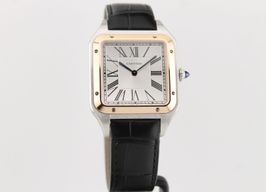 Cartier Santos Dumont W2SA0017 (2022) - Silver dial 46 mm Gold/Steel case