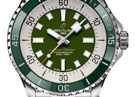 Breitling Superocean 44 A17376A31L1A1 (2025) - Green dial 44 mm Steel case
