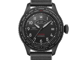 IWC Pilot Chronograph Top Gun IW395505 (2025) - Black dial 46 mm Titanium case