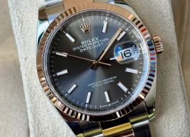 Rolex Datejust 36 126231 (2022) - Grey dial 36 mm Gold/Steel case