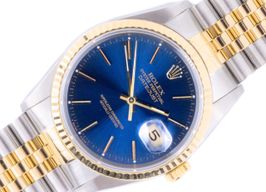 Rolex Datejust 36 16233 (1990) - Blue dial 36 mm Gold/Steel case