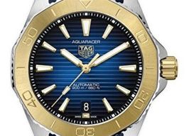 TAG Heuer Aquaracer WBP2150.FT6210 (2025) - Blue dial 40 mm Gold/Steel case