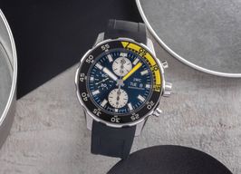 IWC Aquatimer Chronograph IW376702 (Unknown (random serial)) - Black dial 44 mm Steel case