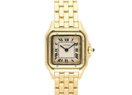 Cartier Panthère 1070 (1996) - Wit wijzerplaat 22mm Geelgoud