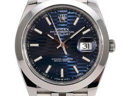 Rolex Datejust 41 126300 (2023) - Blauw wijzerplaat 41mm Staal