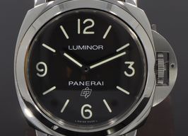 Panerai Luminor Base Logo PAM00773 (2020) - Zwart wijzerplaat 44mm Staal