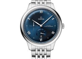 Omega De Ville 434.10.41.21.03.002 (2025) - Blauw wijzerplaat 41mm Staal