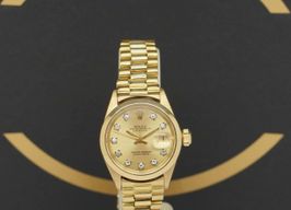 Rolex Lady-Datejust 6916 (1972) - Champagne dial 26 mm Yellow Gold case