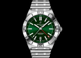 Breitling Chronomat GMT A32398101L1A1 (2023) - Groen wijzerplaat 40mm Staal