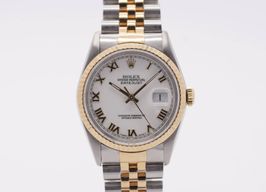 Rolex Datejust 36 16233 (1995) - White dial 36 mm Gold/Steel case