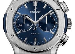Hublot Classic Fusion Blue 521.NX.7170.RX (2026) - Blauw wijzerplaat 45mm Titanium