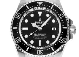 Rolex Sea-Dweller Deepsea 136660 (2024) - Zwart wijzerplaat 44mm Staal