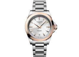 Longines Conquest L3.430.5.72.6 (2025) - Silver dial 34 mm Gold/Steel case