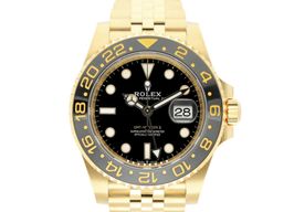 Rolex GMT-Master II 126718GRNR (2024) - Black dial 40 mm Yellow Gold case