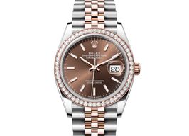Rolex Datejust 36 126281RBR-0031 (2024) - Brown dial 36 mm Gold/Steel case
