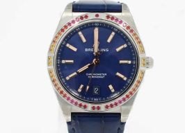 Breitling Chronomat 36 A10380611C1P1 (2023) - Blauw wijzerplaat 36mm Staal