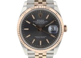 Rolex Datejust 36 126231 (2018) - Grey dial 36 mm Gold/Steel case